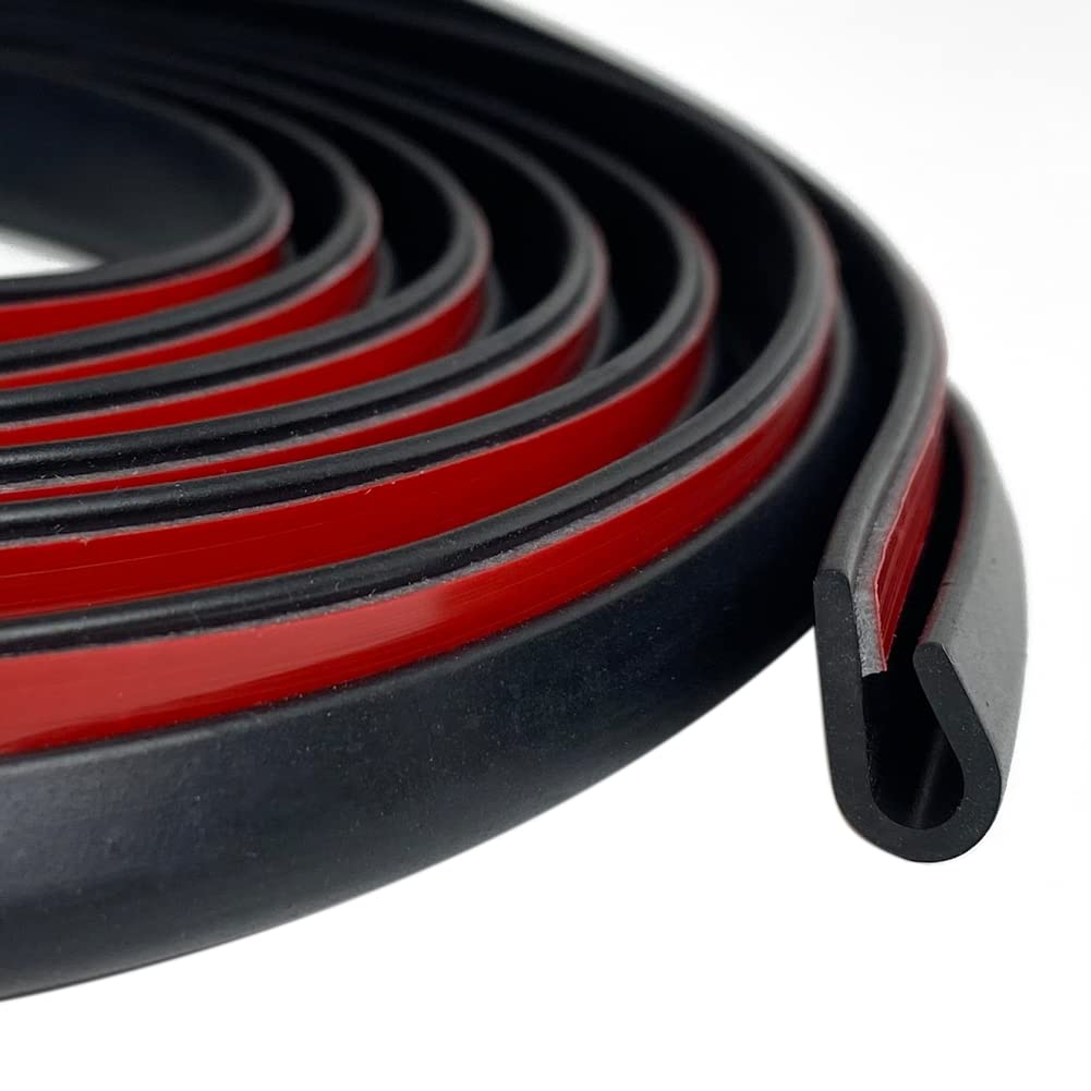 Rubber Edge Trim Black (25 Foot)