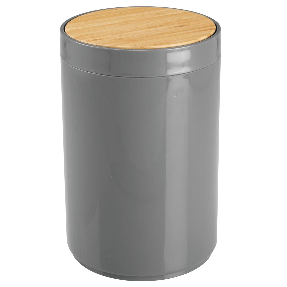 Plastic Round Trash Can Small Wastebasket