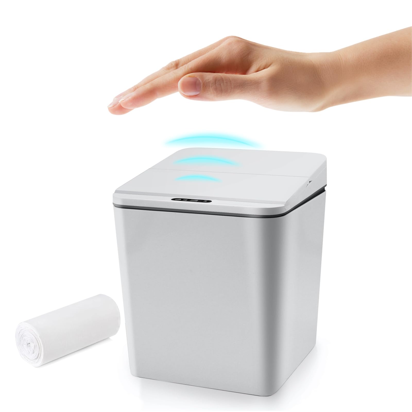 Automatic Small Countertop Trash Can with Lid