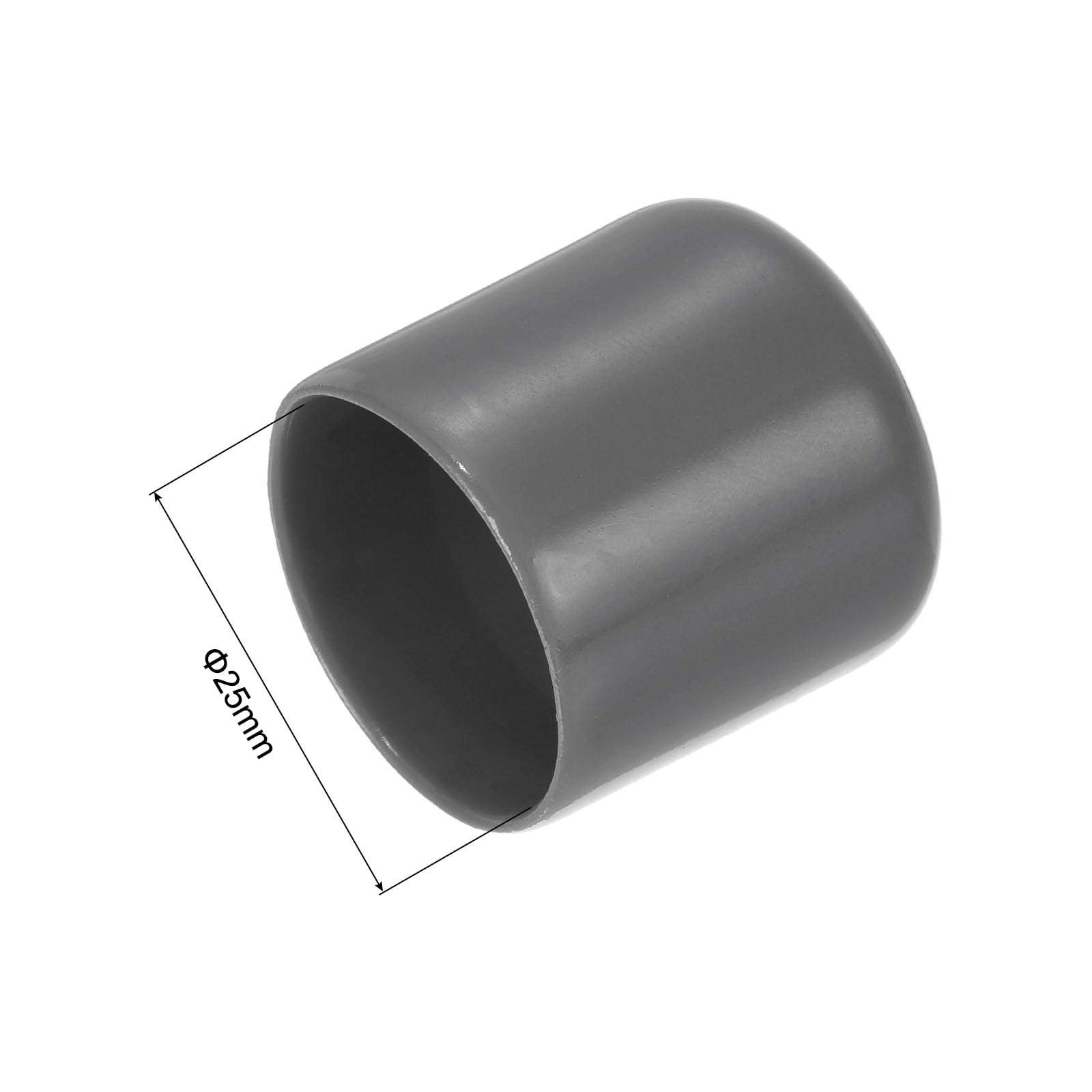 20pcs Rubber End Caps 25mm