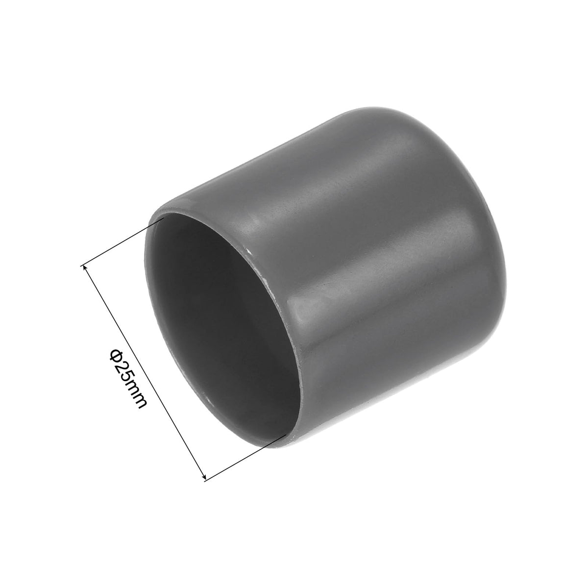 20pcs Rubber End Caps 25mm