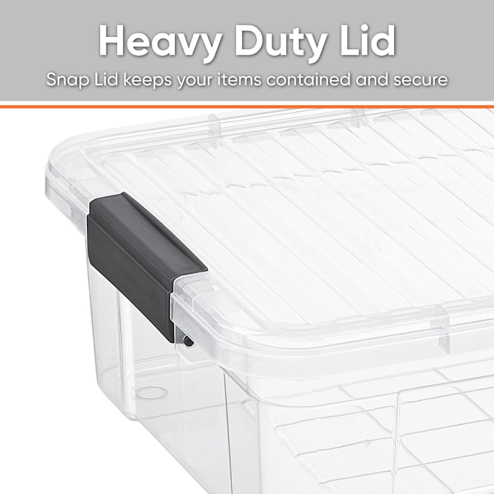 Storage Bins with Lids (2 Count)