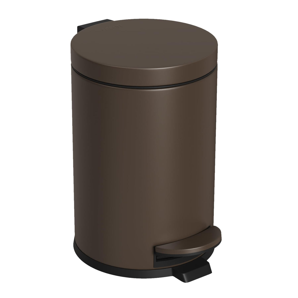 Small Round Bathroom Trash Can with Lid Soft Close