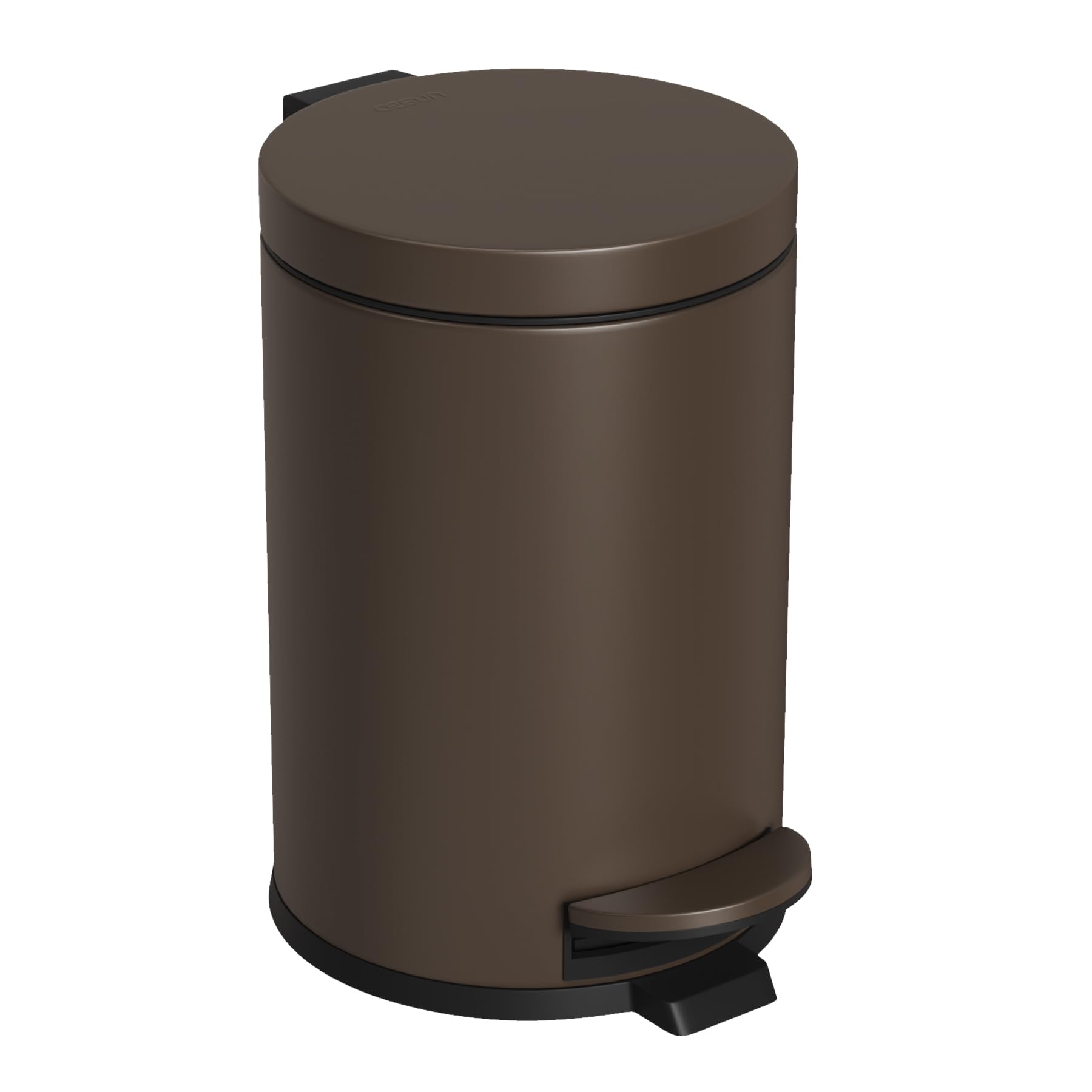 Small Round Bathroom Trash Can with Lid Soft Close