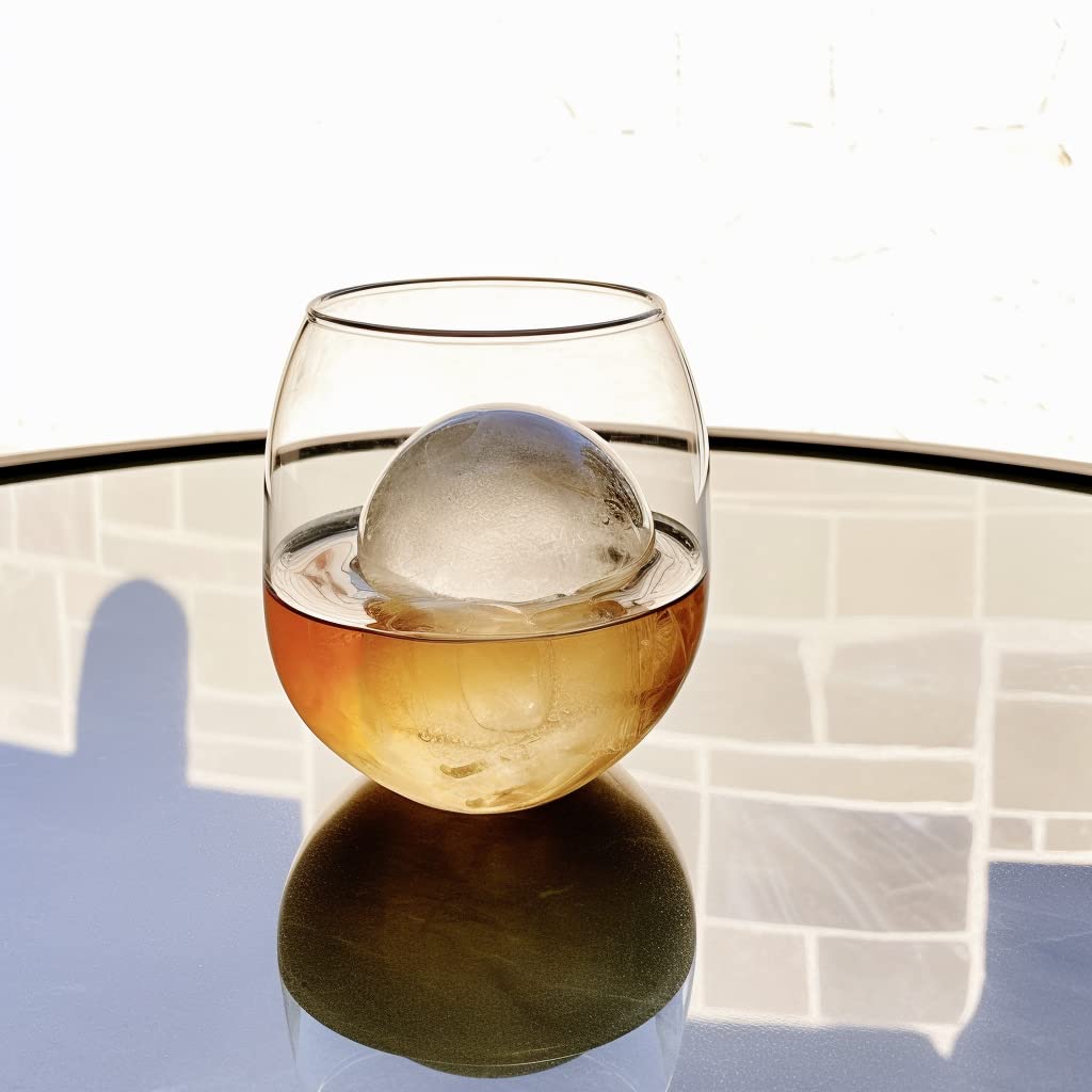Ball Ice Cube Tray and Big Cube Molds for Whiskey