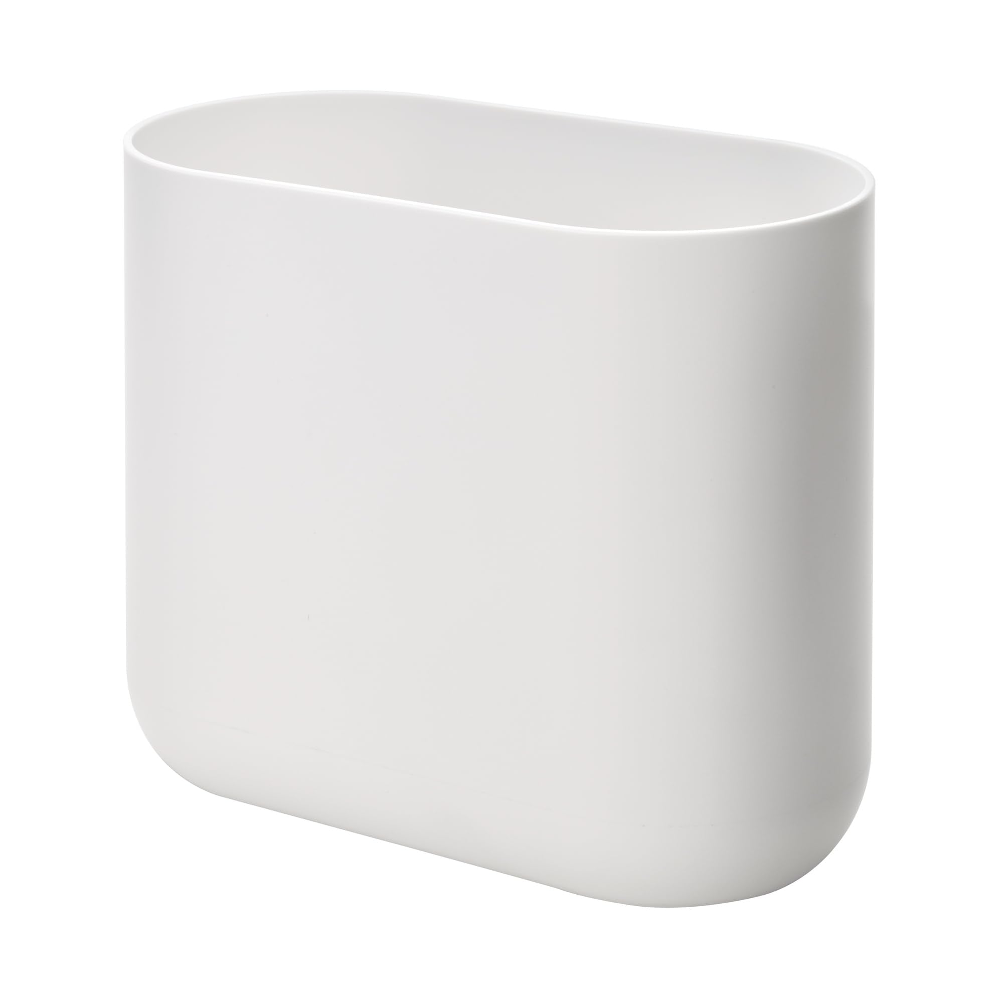 Small Slim Plastic Bathroom Trash Can