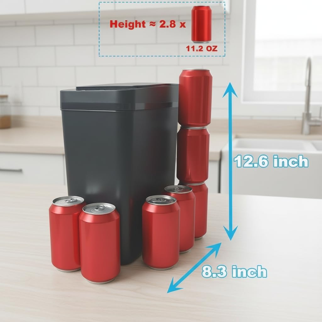 Touchless Bathroom Trash Can