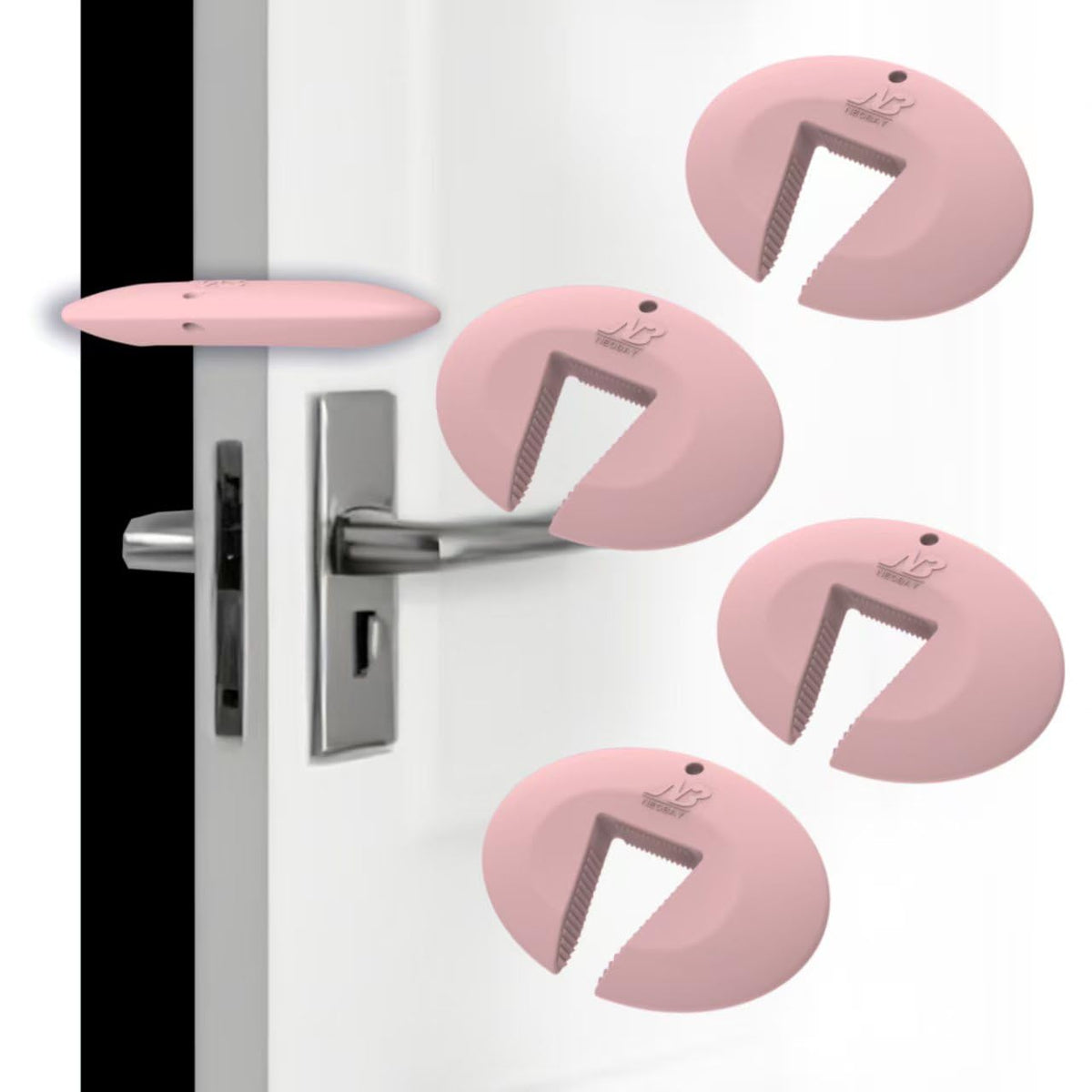 Door Pinch Guard and Door Slam Stopper (4 Count)