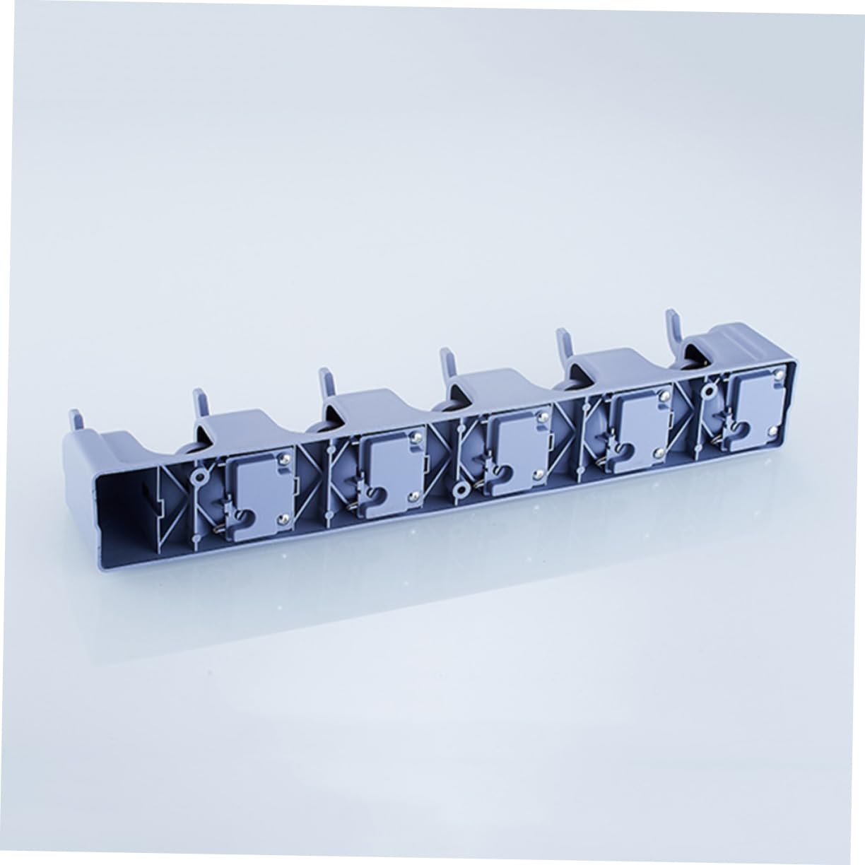 Wall mounted Mop Stand Bathroom Organizers for Holders Hook Wall Storage Organizer Kitchen Mop Broom Holder Over The Door Organizer Wall Mounted Storage Tool Storage Rack Blue