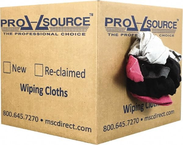 Low Lint Reclaimed Cotton Polo Shop Rags (10 Count)