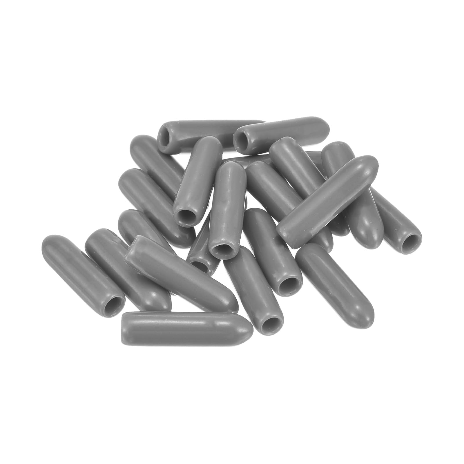 20pcs Rubber End Caps Protective Caps 2.5mm ID Vinyl PVC Round Tube Bolt Cap Cover Screw Thread Protectors