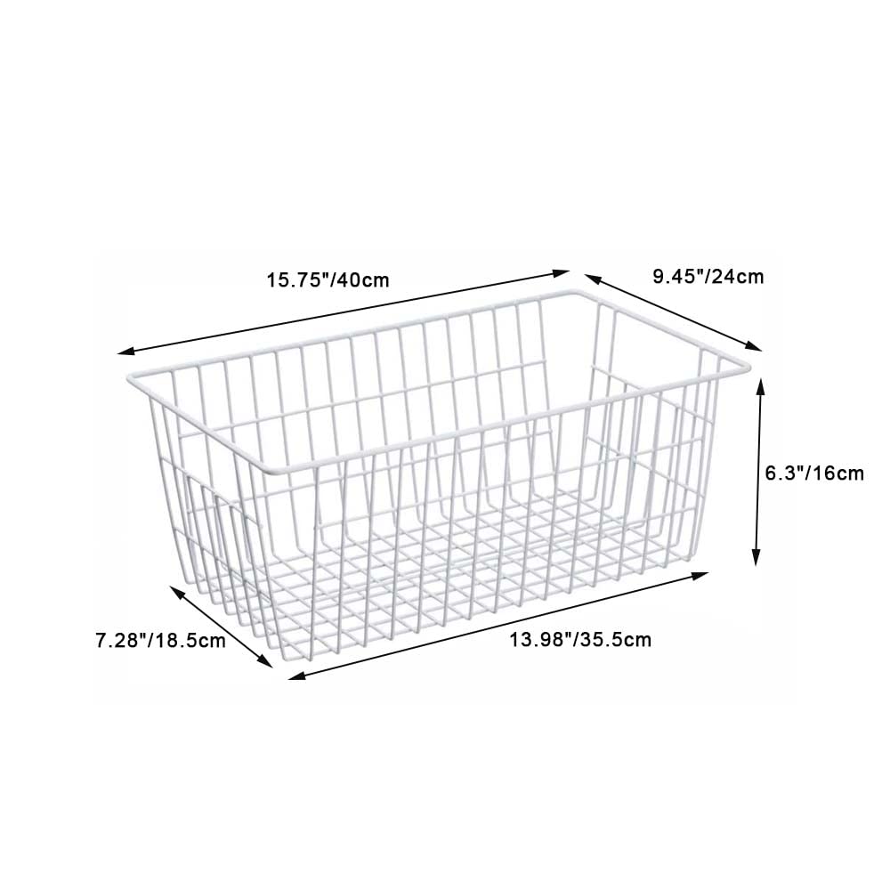 Freezer Baskets Pantry Storage Bins (8 Count)