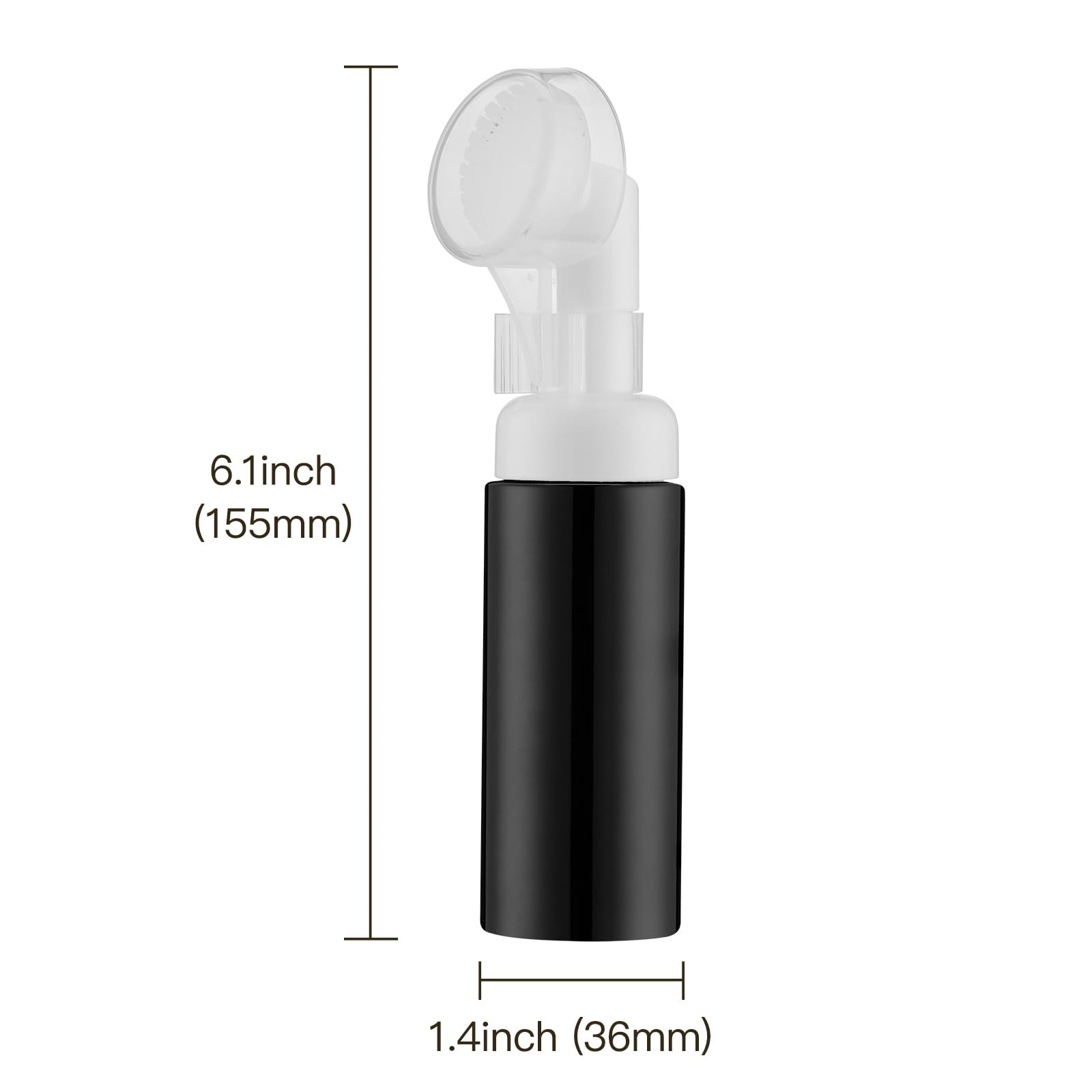2 OZ Foam Bottle with Brush (3 Count)