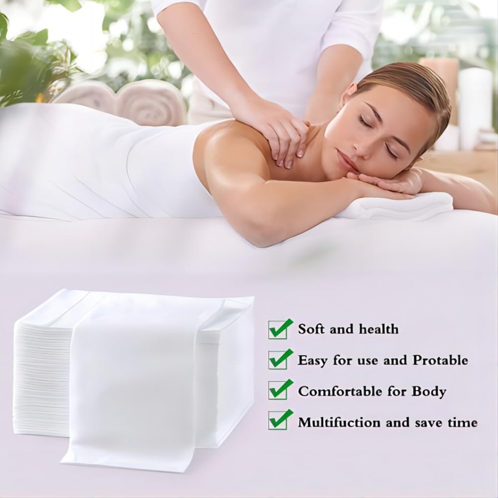 100Pcs Disposable Massage Table Sheets 31.5" x 71" Non (100 Count)