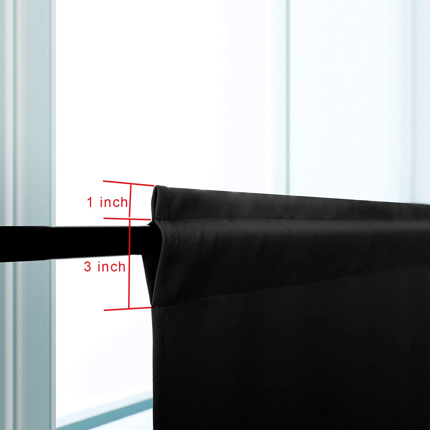 24 Inch Long Tier Curtains for Small Window Treatment
