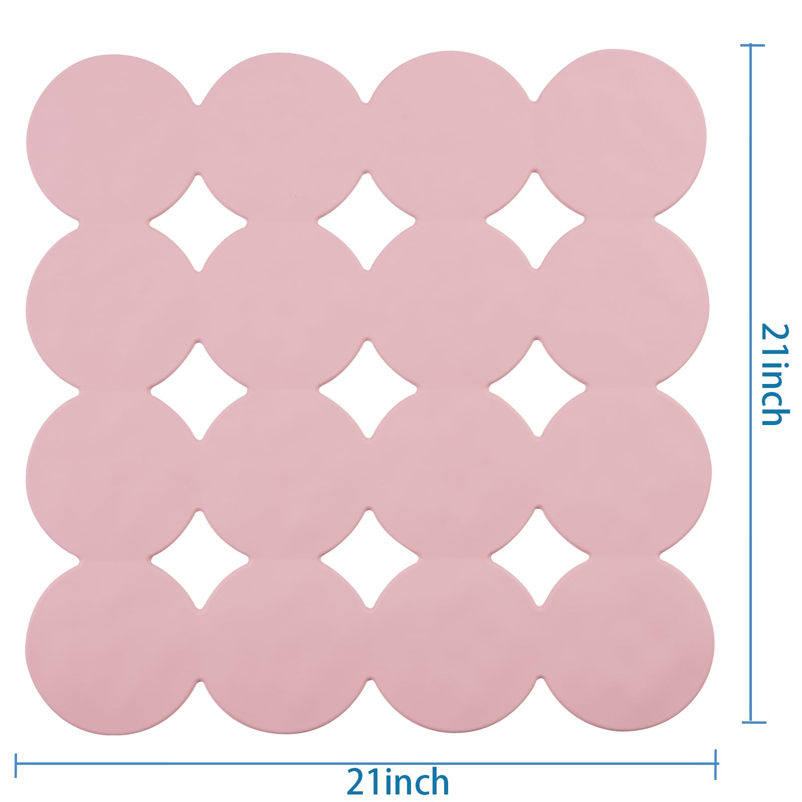 Square Shower Mat Nonslip