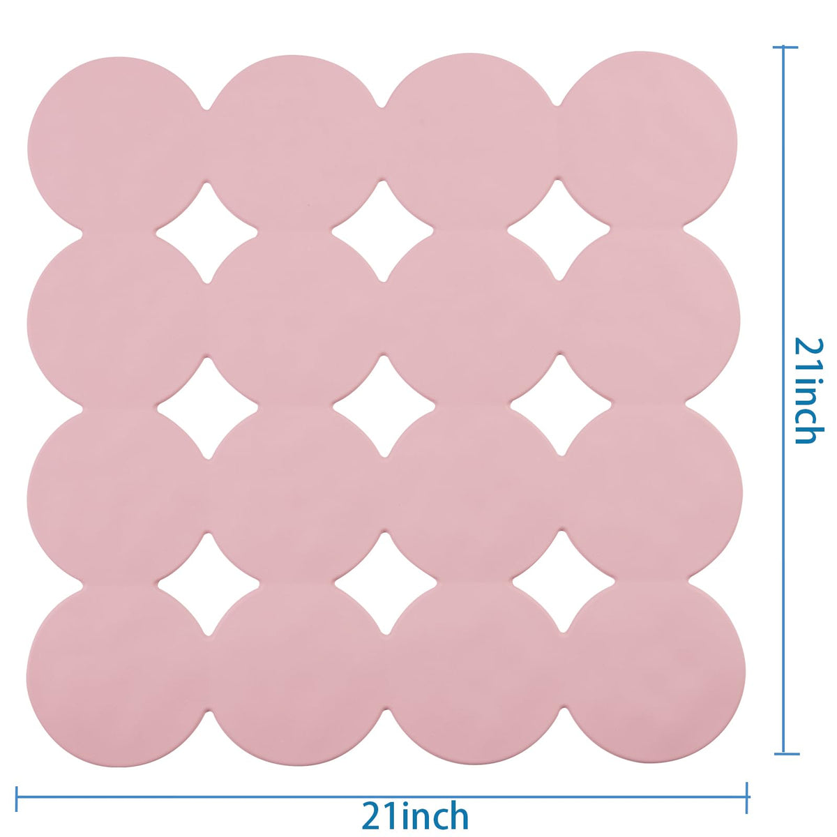 Square Shower Mat Nonslip