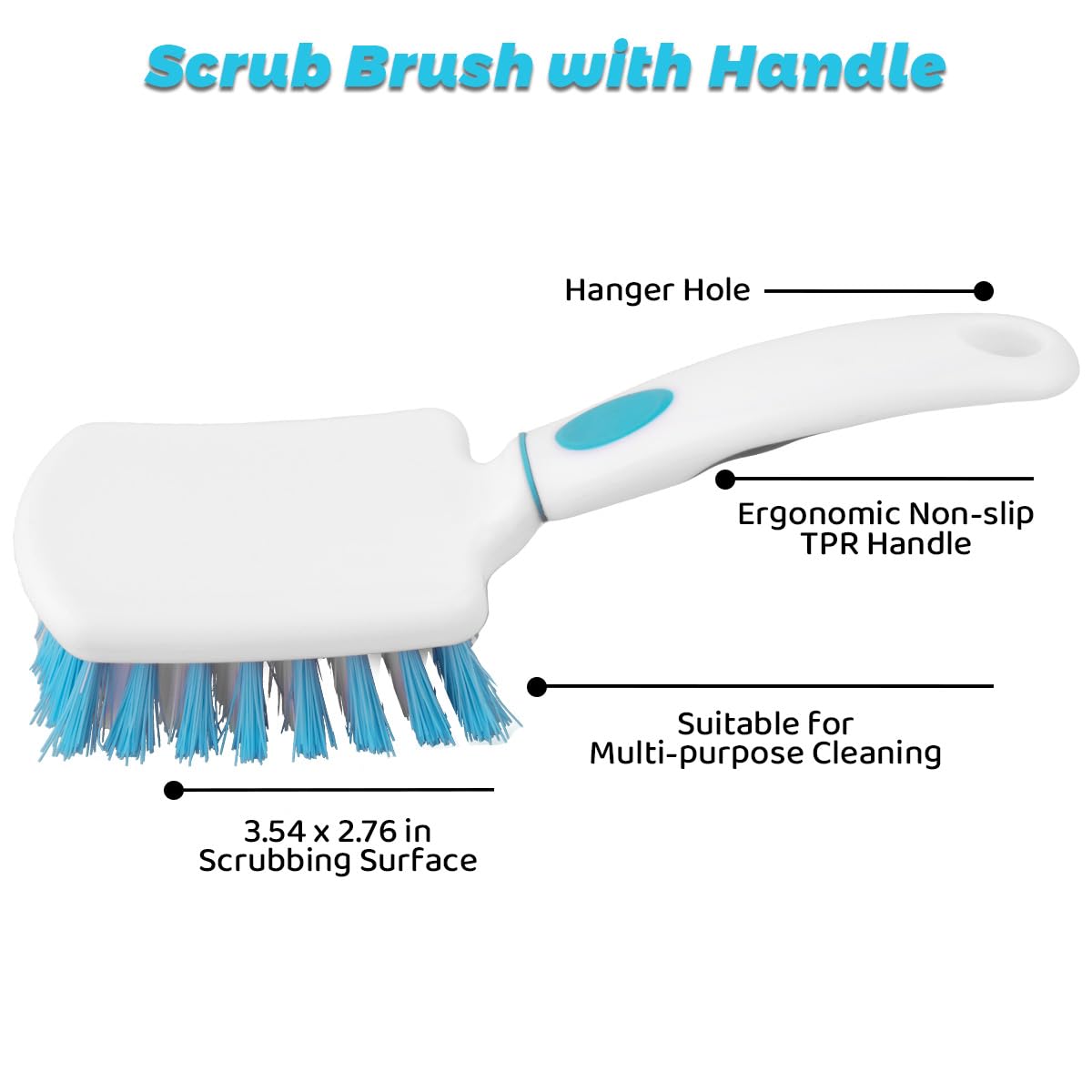 3 Pack Scrub Brush Set (3 Count)