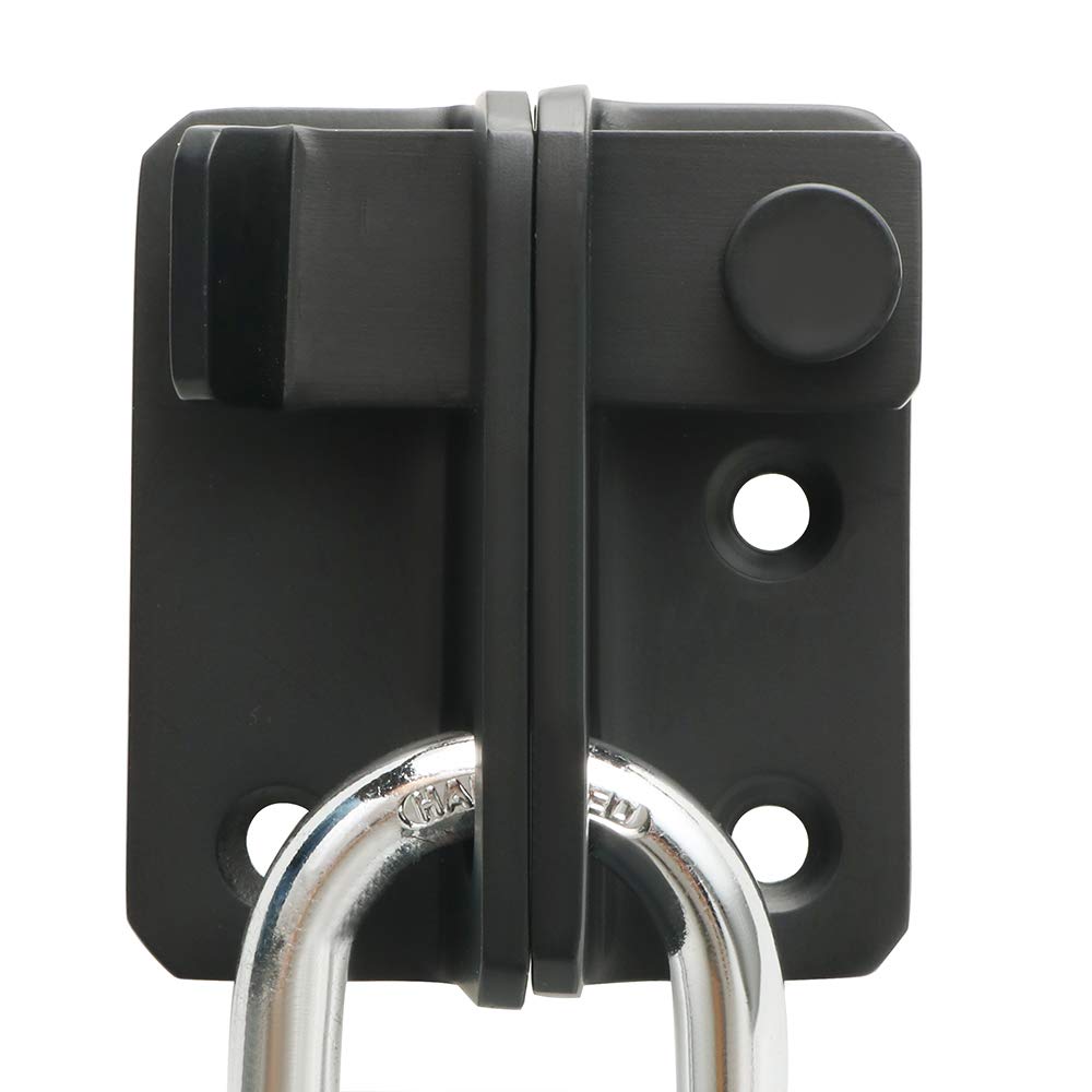 Black Flip Latch Gate Latch