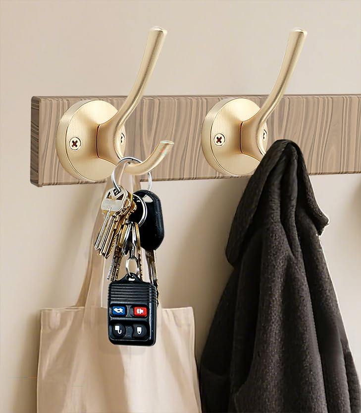 Gold Coat Hooks for Wall