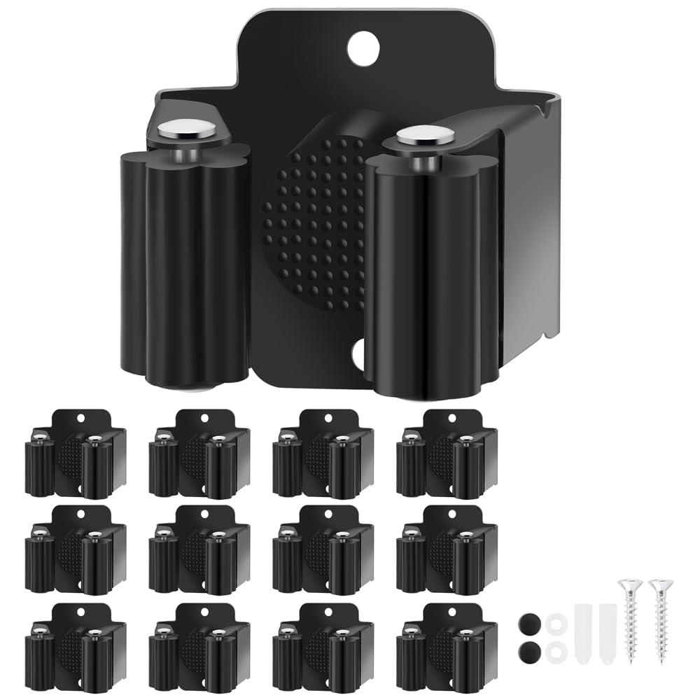Broom Holder Wall Mount (12 Count)