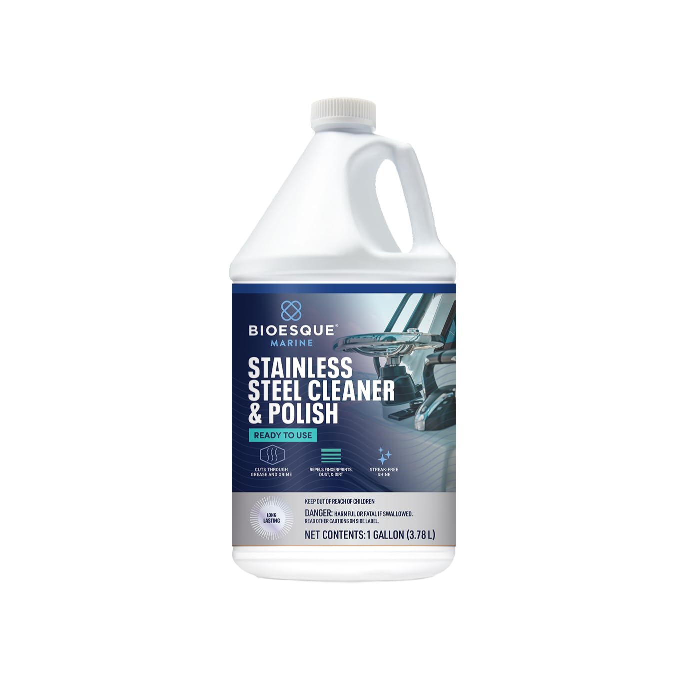 Marine Stainless Steel Cleaner & Polish (128 Fl Oz) - ModHome Supplies