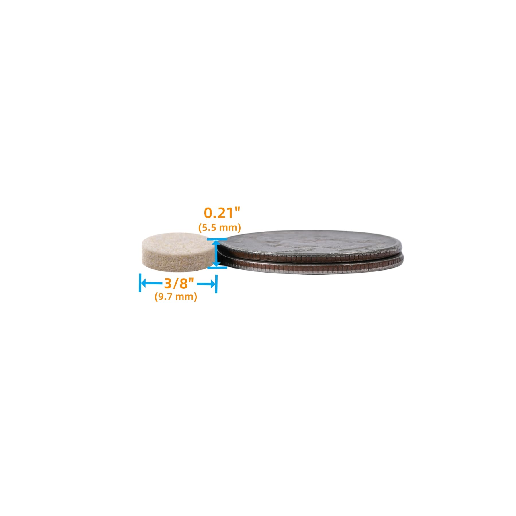 Felt Pads Small 3 (234 Count)