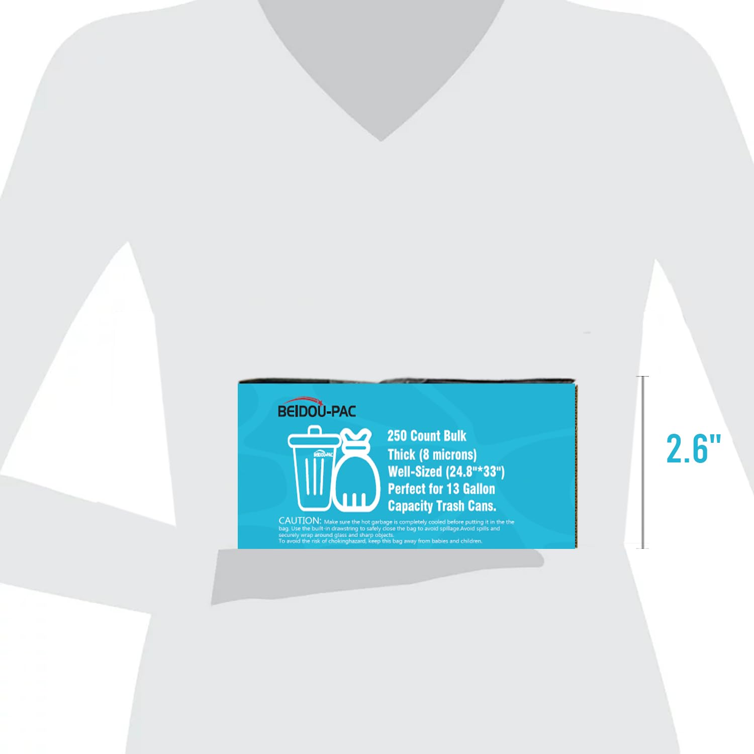 Trash Bags 13 Gallon (250 Count)