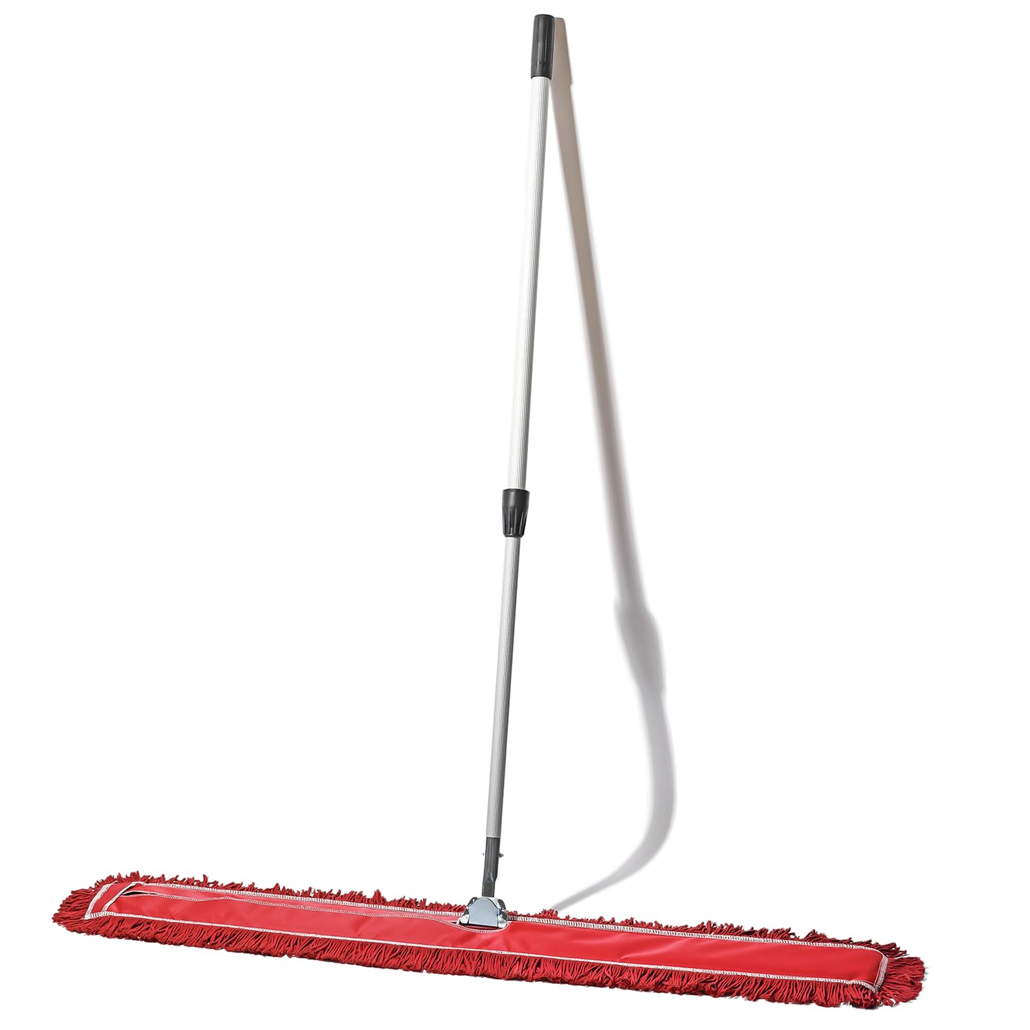 48 Inch Red Commercial Dust Mop & Floor Sweeper with Extendable Handle