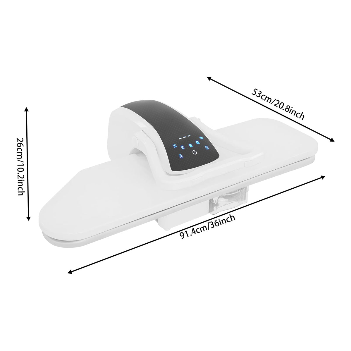 Intelligent Steam Press with 5 Fabric Setting Professional Steamer 1600W for Home