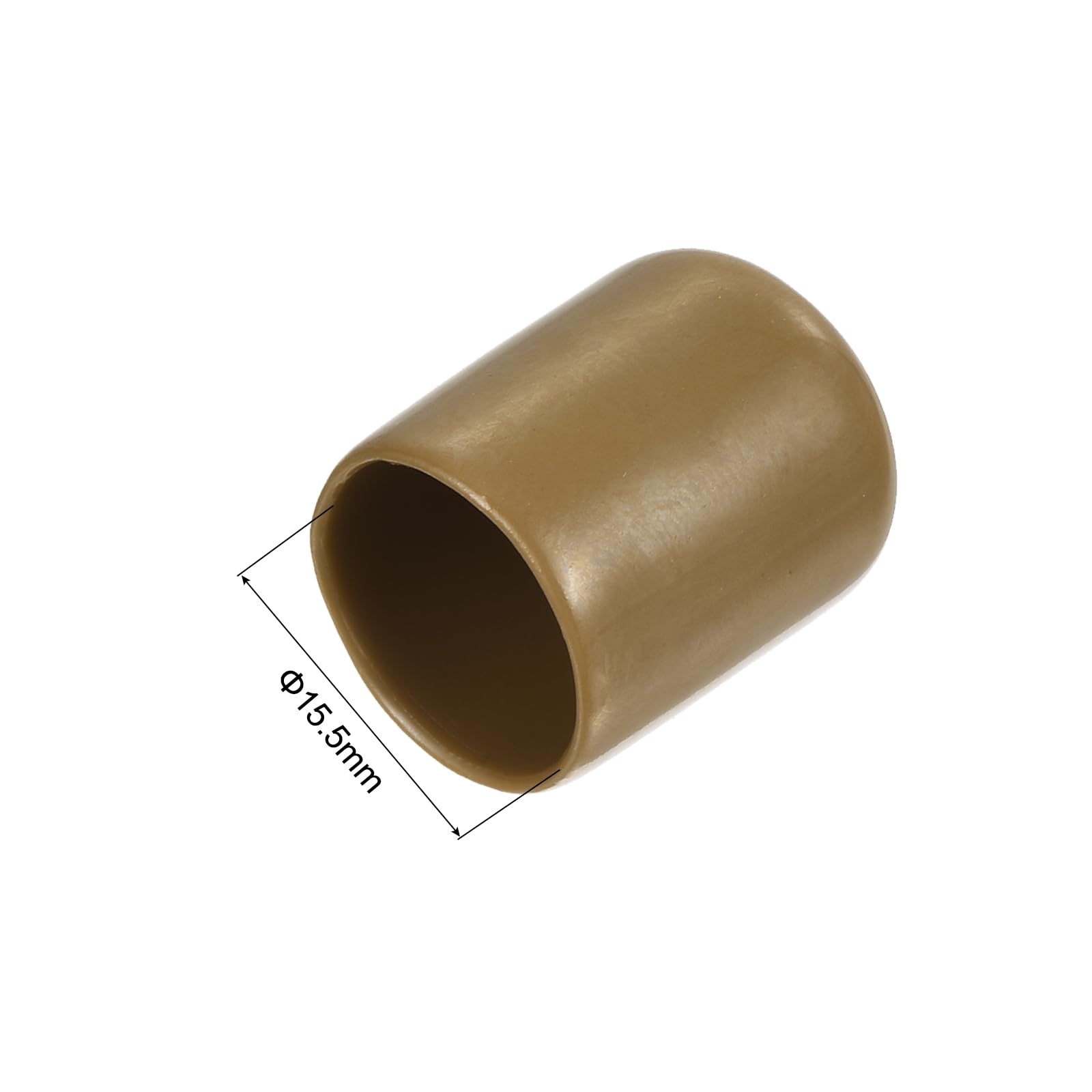 20pcs Rubber End Caps 15.5mm