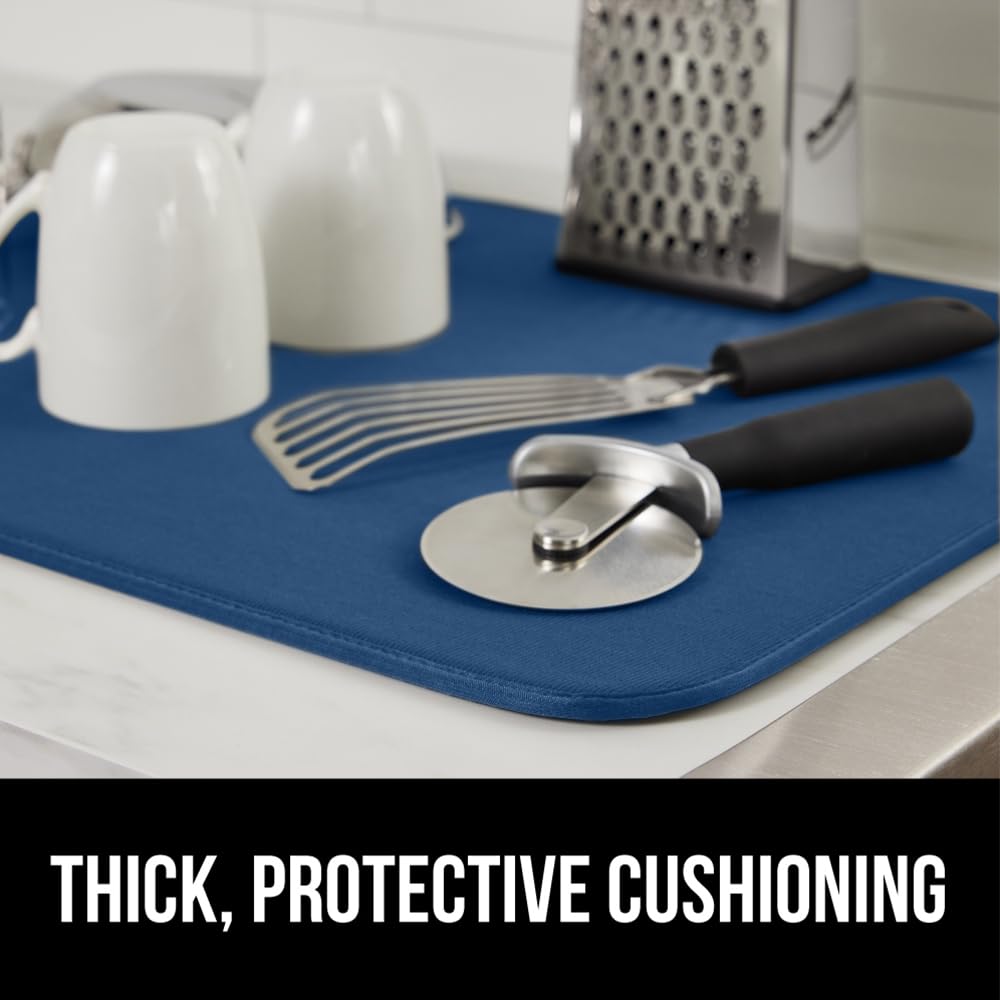 Ultra Water Absorbent Microfiber Dish Drying Mat (2 Count)