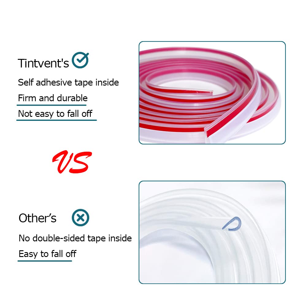 Clear Rubber Edge Trim (20 Foot)