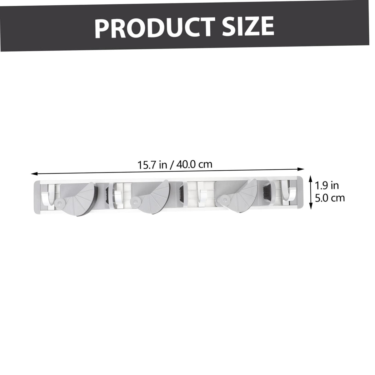 Aluminum Mop Hook Broom Organizer Wall Mount Broom Gripper for Garden Kitchen