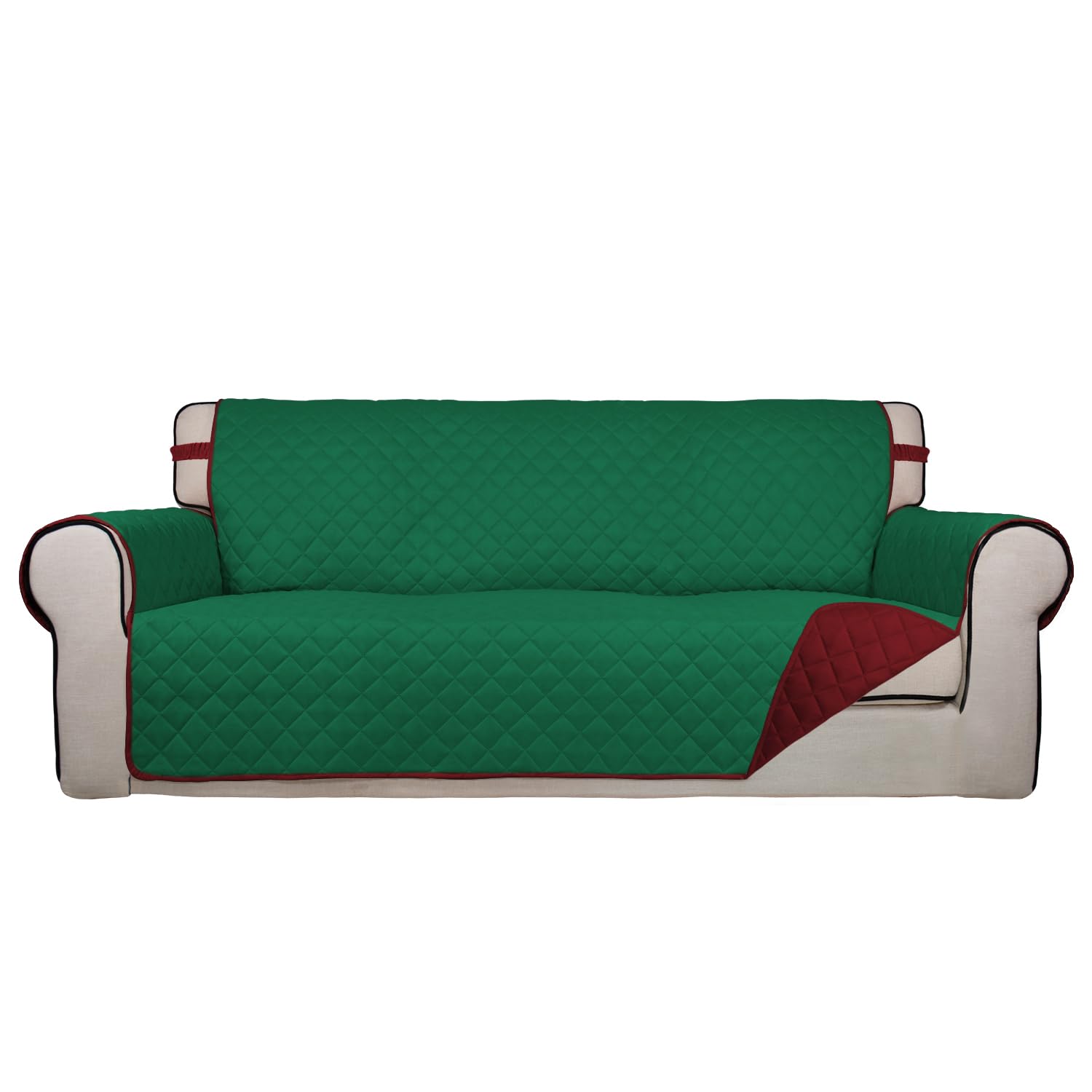 Reversible Quilted Couch Covers for Dogs Oversized Sofa Cover 78”