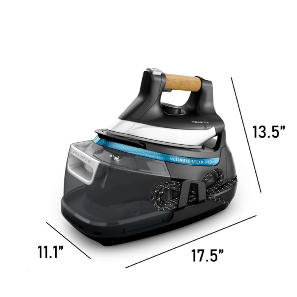 Iron Ultimate Steam Pro Stainless Steel Soleplate Professional Steam Station for Clothes