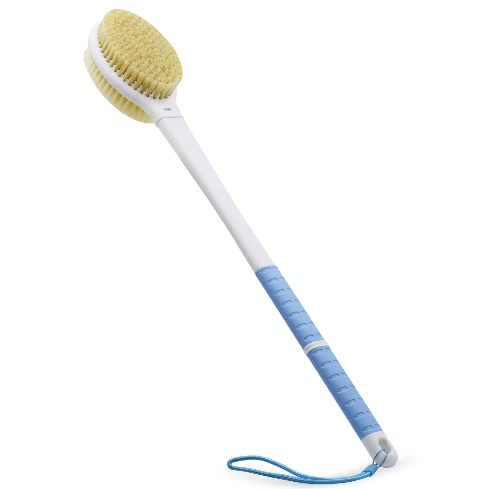 Shower Brush with Soft & Stiff Bristles