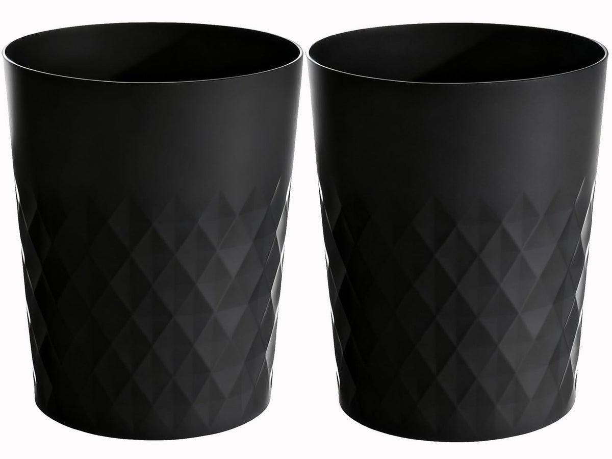 Bathroom Trash Can 1.8 Gallon Garbage Can Waste Basket Recycling Bin for Dorms Bedrooms Offices Kitchens (2 Count)