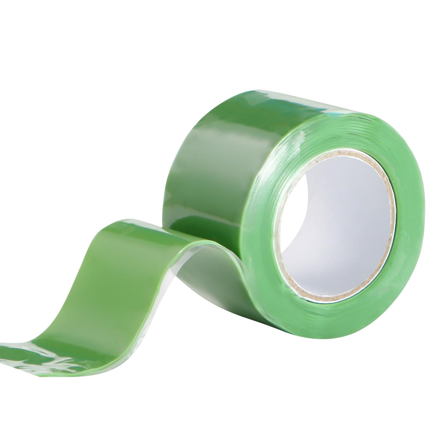 Self Fusing Silicone Tape 1 in x 5' Green Waterproof Rubber Leak Proof Sealing Rubber Self
