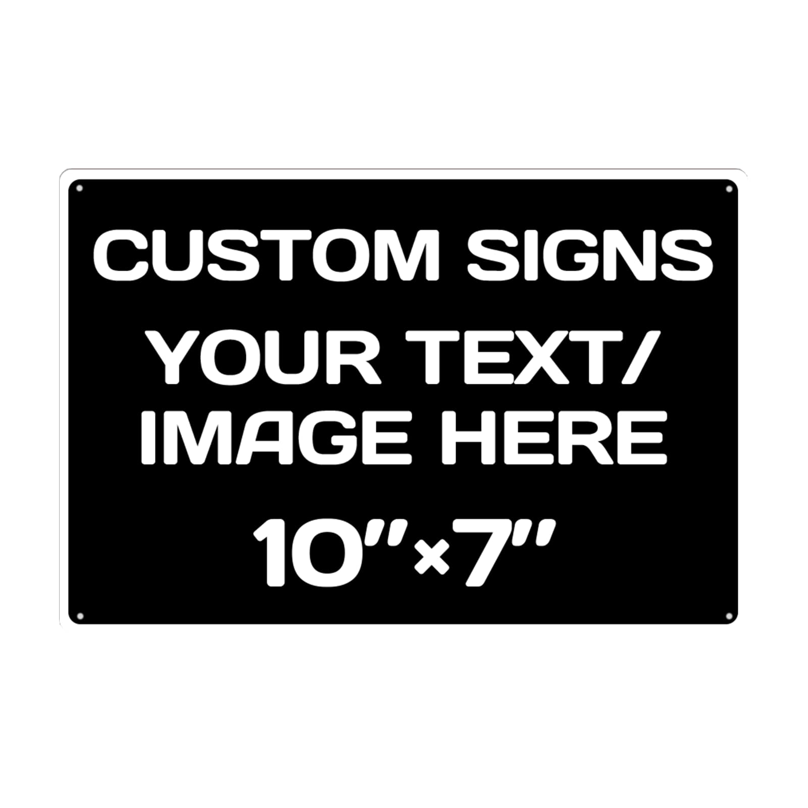 Aluminum Weatherproof Metal Signs
