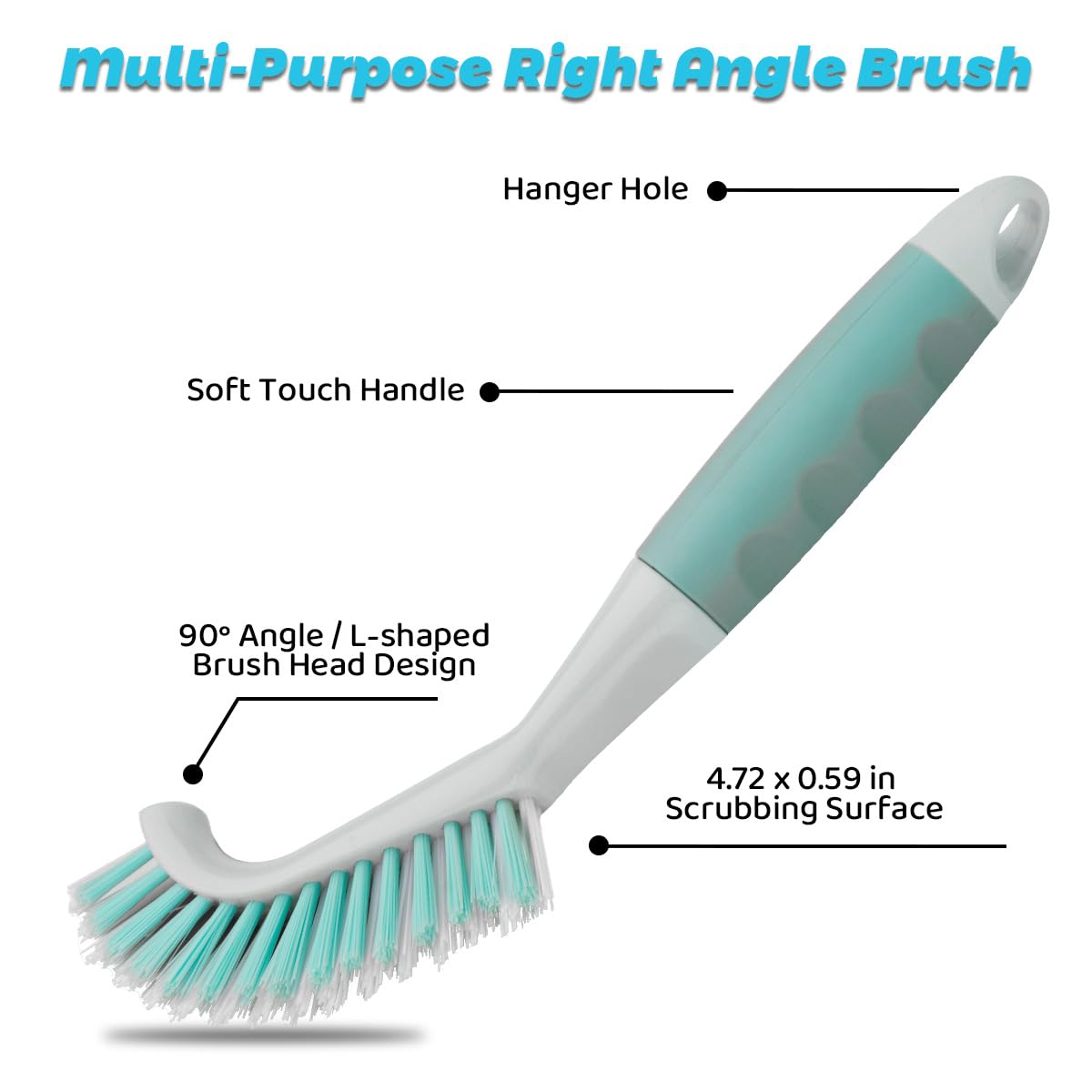 3 Pack Scrub Brush Set (3 Count)