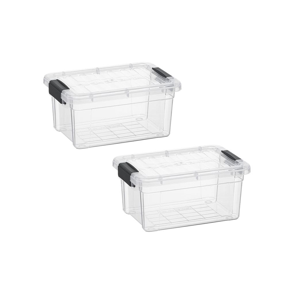 Storage Bins with Lids (2 Count)