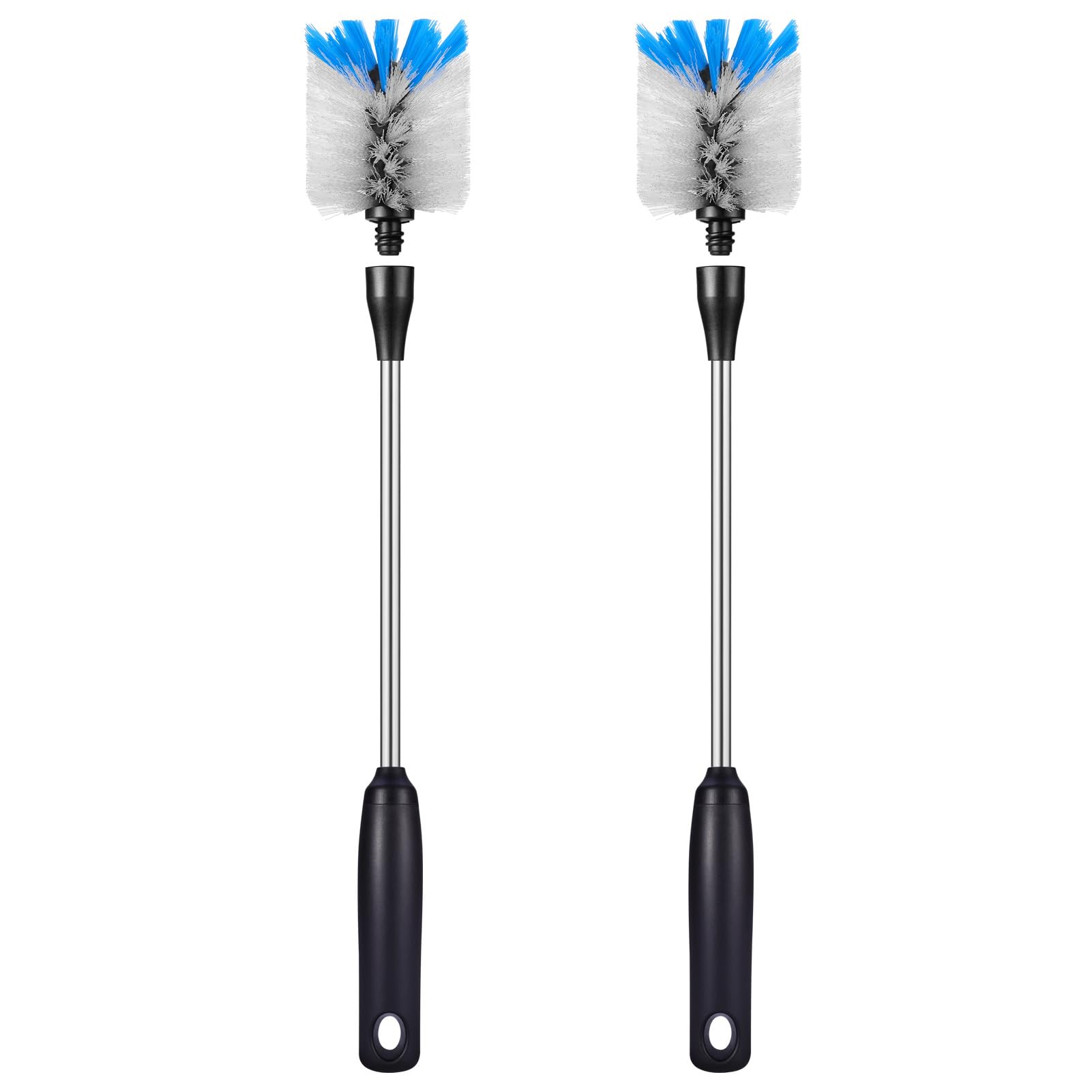 Stainless Steel Bottle Brush with Replaceable Head (2 Count) - ModHome Supplies