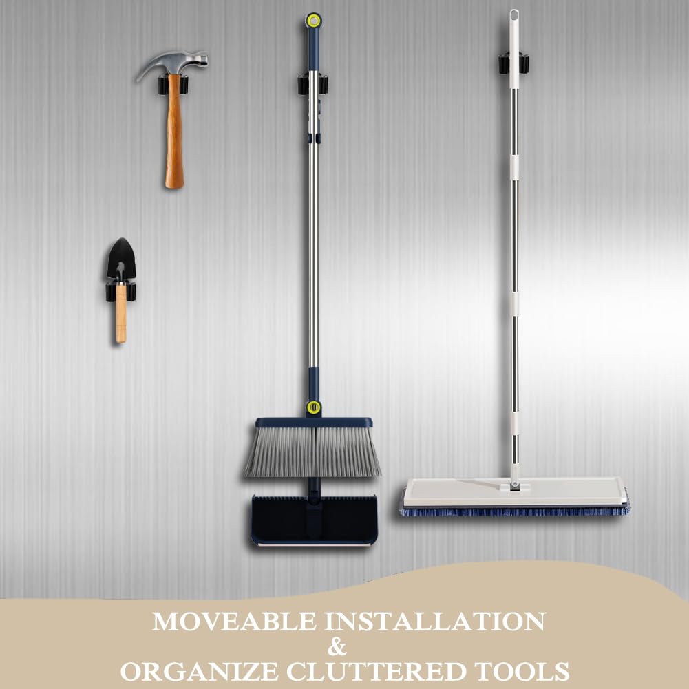 Magnetic Mop Broom Holder Wall Mount