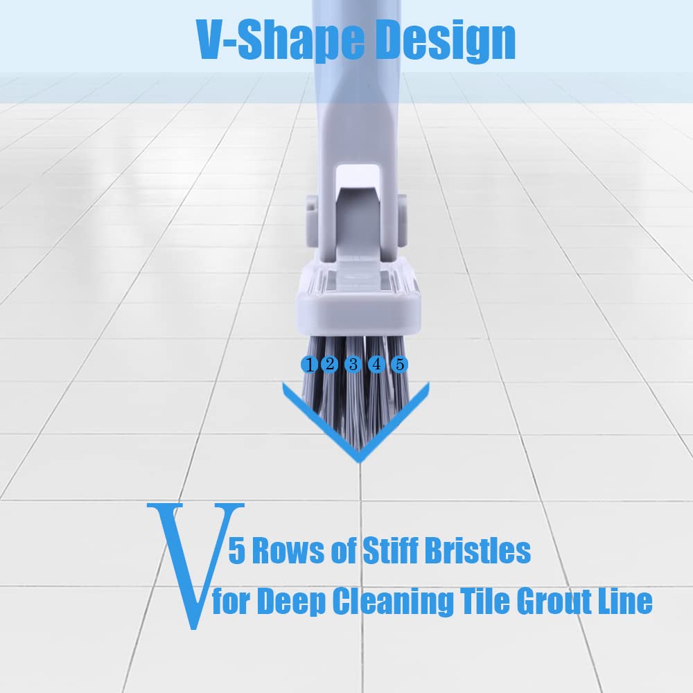 Grout Brush with Long Handle