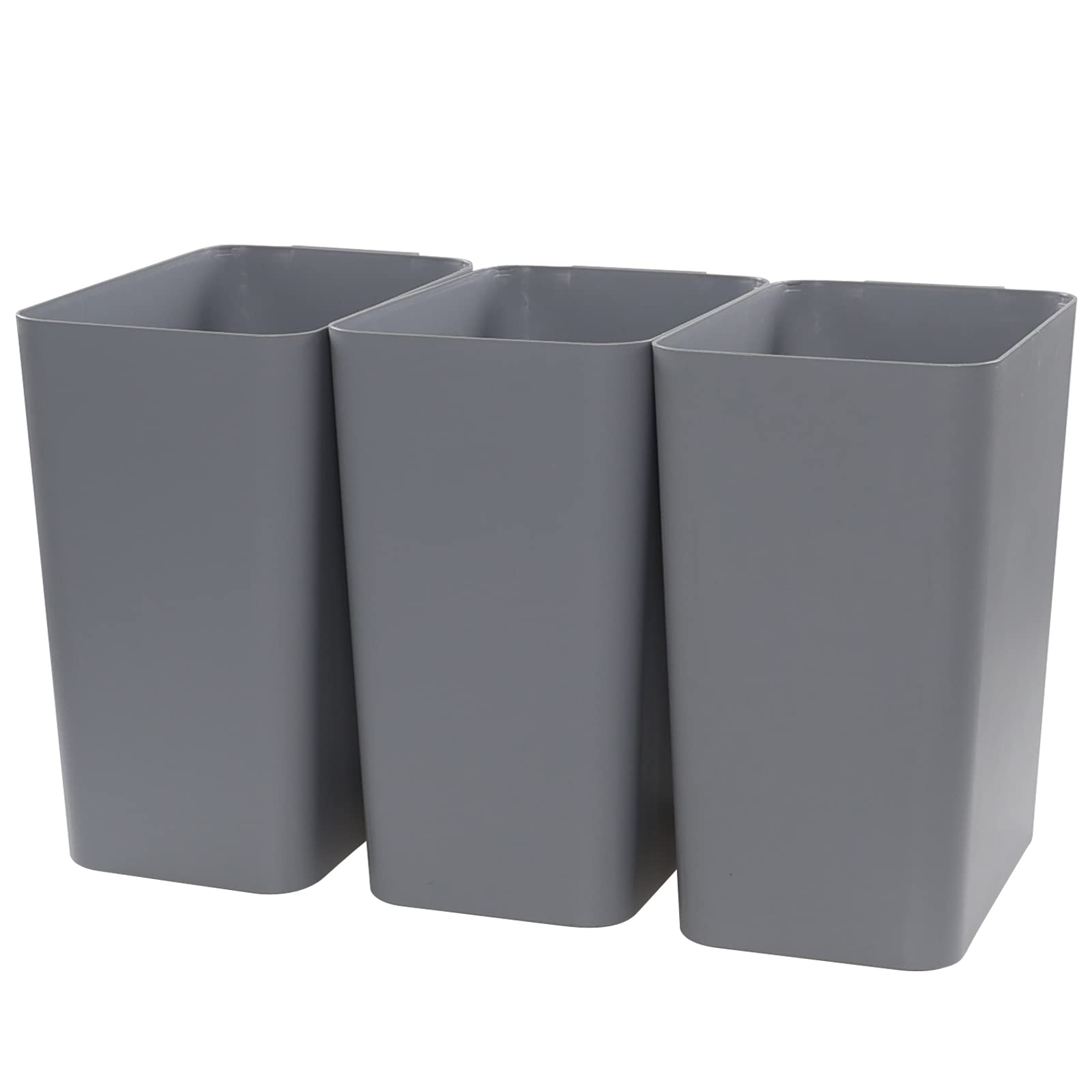 Pack of 3 Basics Small Trash Can (3 Count)