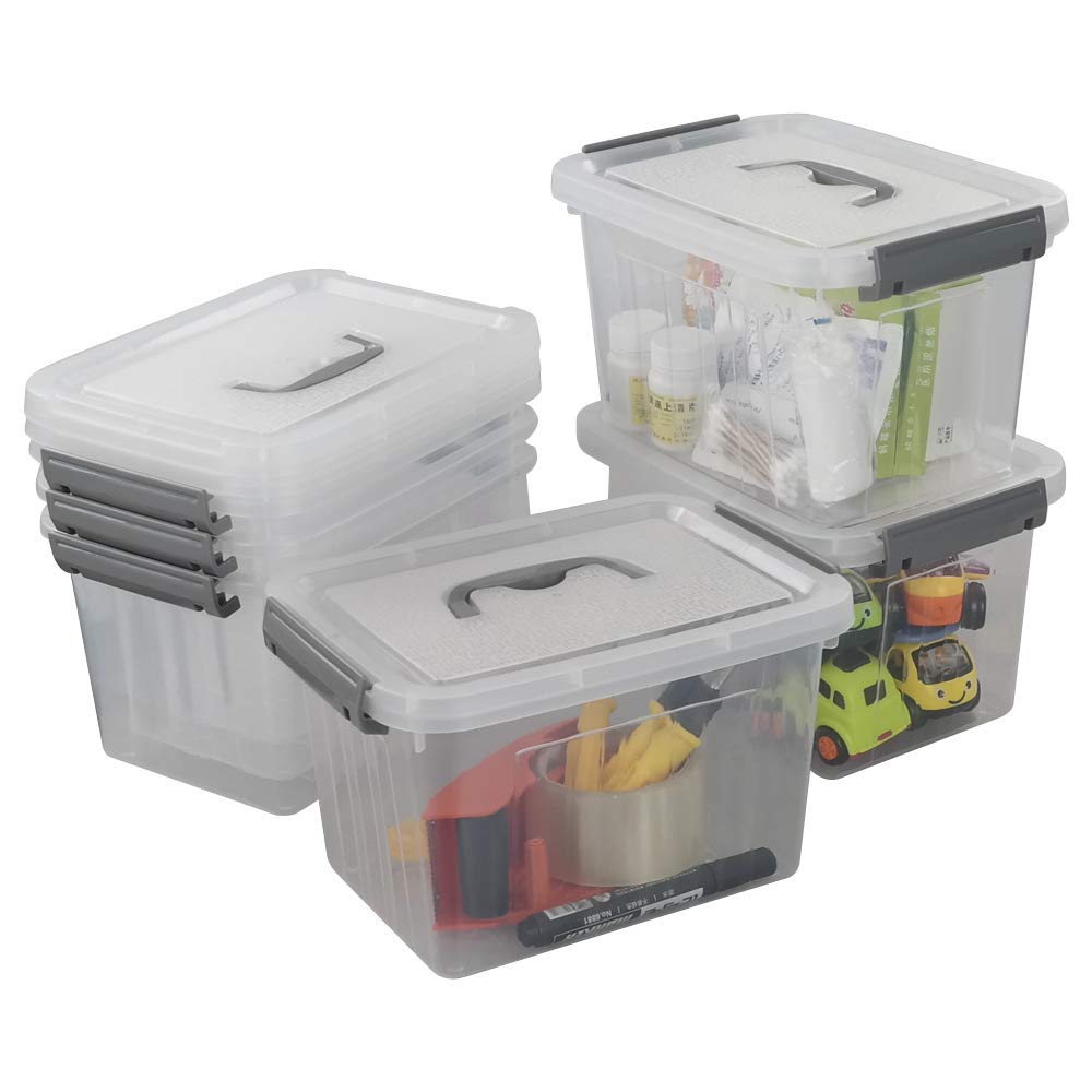 6 Pack Plastic Storage Box