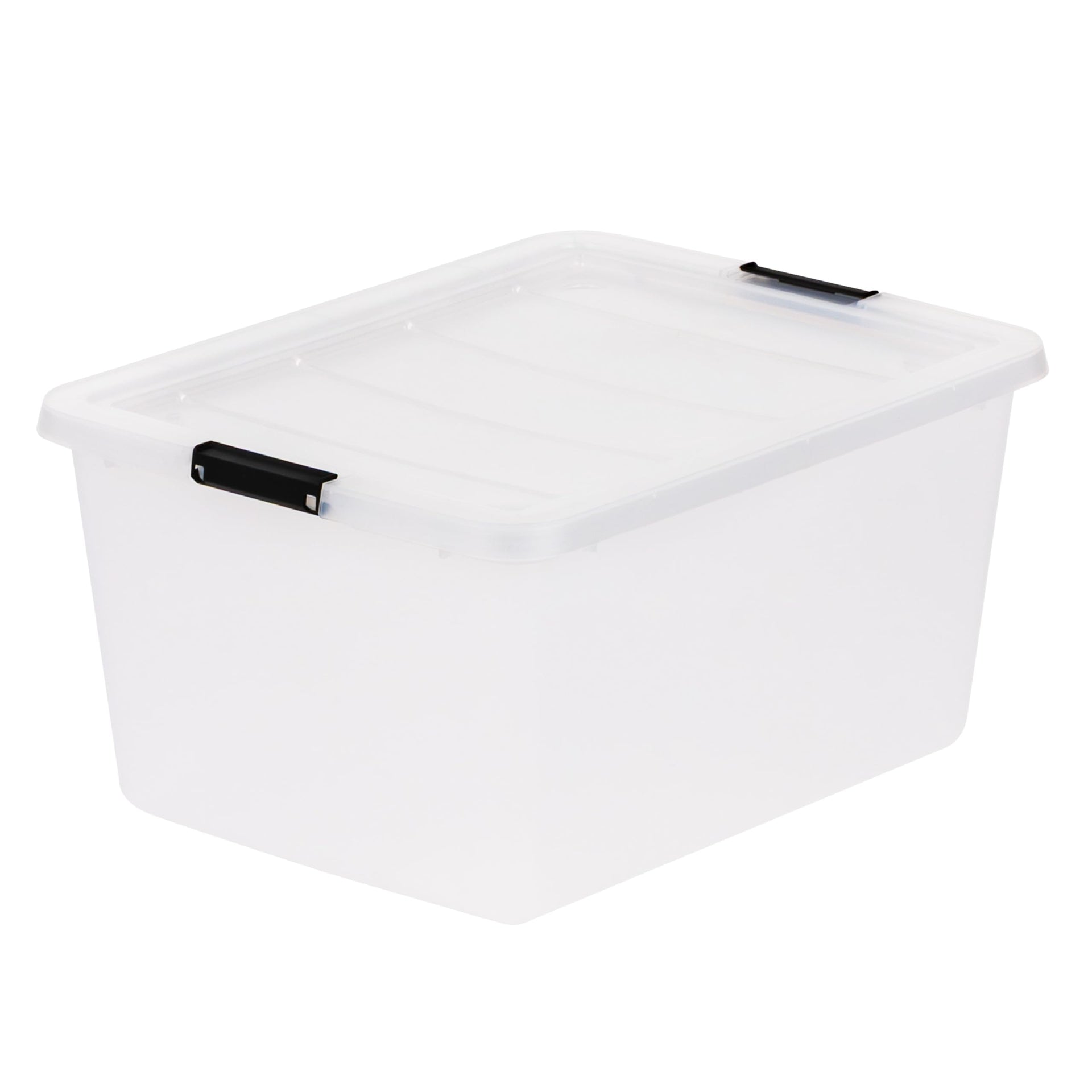 6 Pack 32.5 Quart Clip Box with Latching Lid (6 Count)