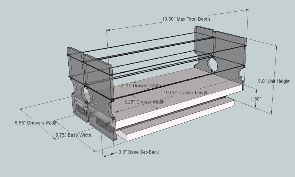 Combo Spice Rack Drawer