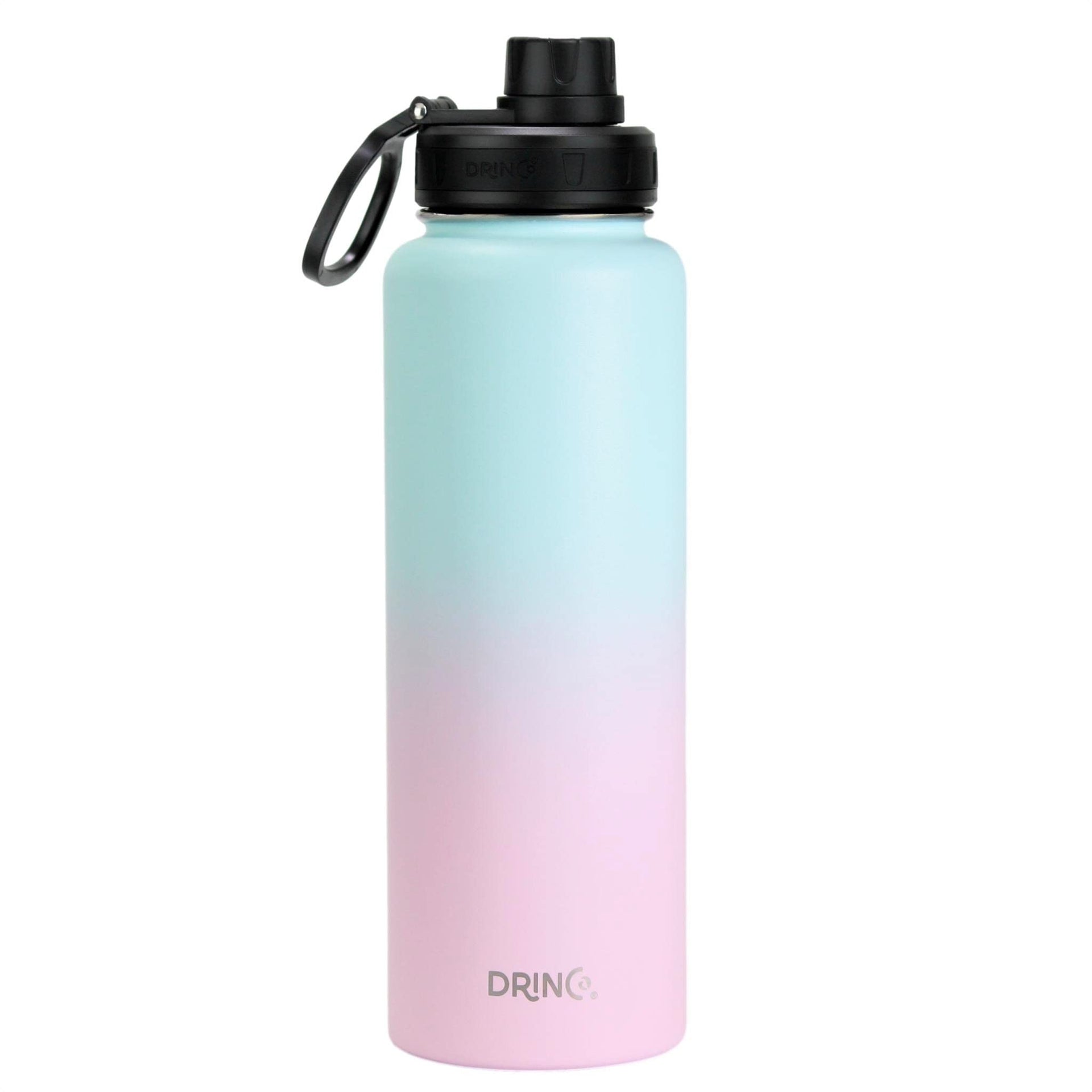 Stainless Steel Water Bottle Spout Lid Vacuum Insulated Double Wall Water Bottle Wide Mouth